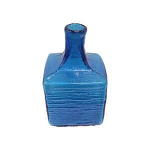 Blenko Glass Strata Block Vase